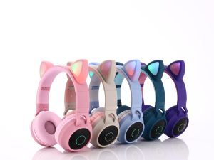 Wireless Cat Ear Headphones Bluetooth Headset