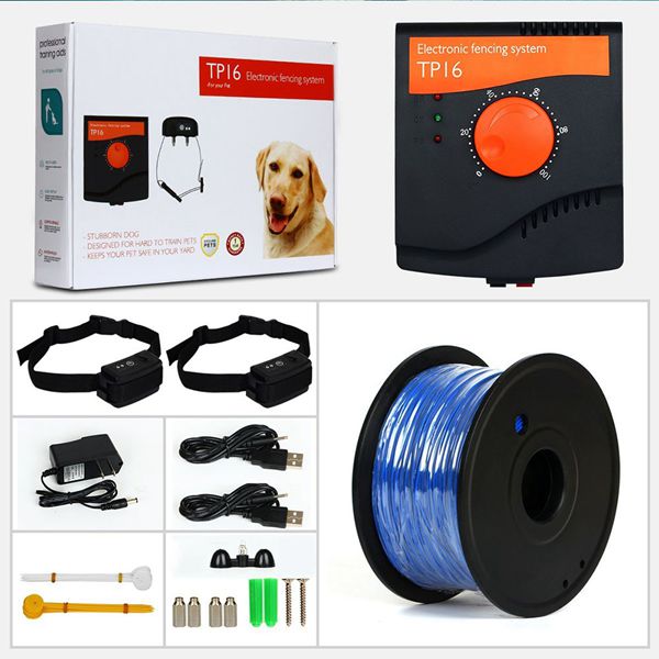 TP16 Electric Dog Fence 5625m² with Waterproof Rechargeable Shock Collar - Image 3