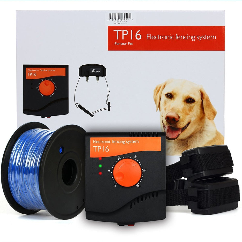 TP16 Electric Dog Fence 5625m² with Waterproof Rechargeable Shock Collar - Image 5