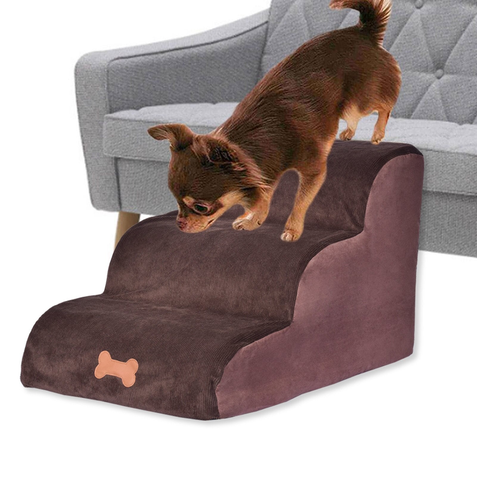 3 Steps Dog Stairs Sofa - Image 4