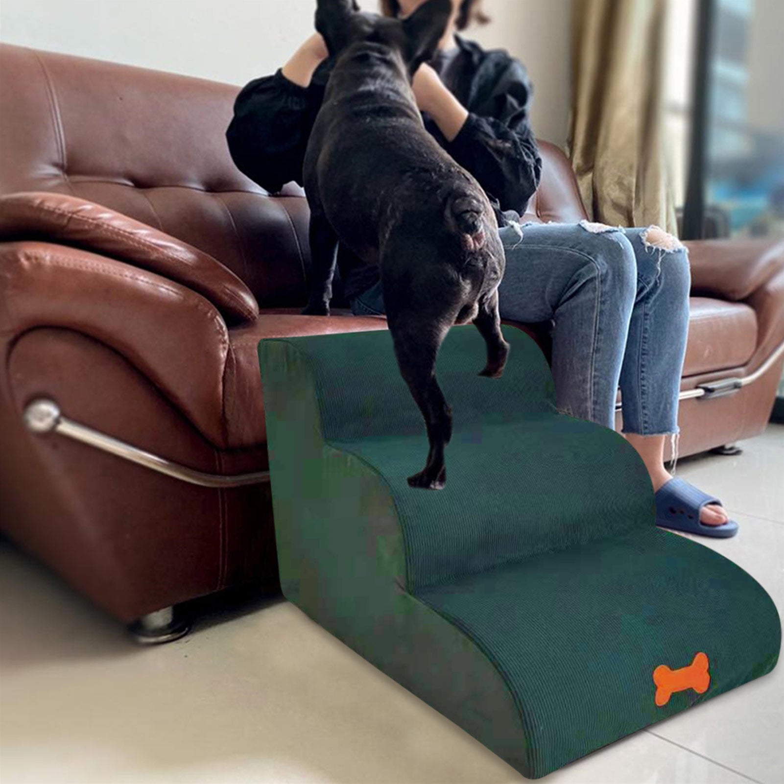 3 Steps Dog Stairs Sofa - Image 3