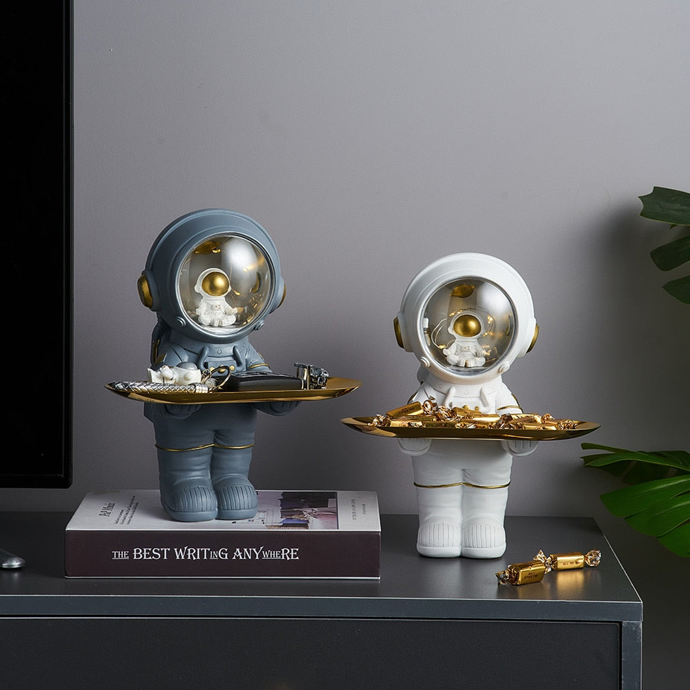Astronaut Resin Key Tray – Spaceman Storage Sculpture for Home Decor - Image 6