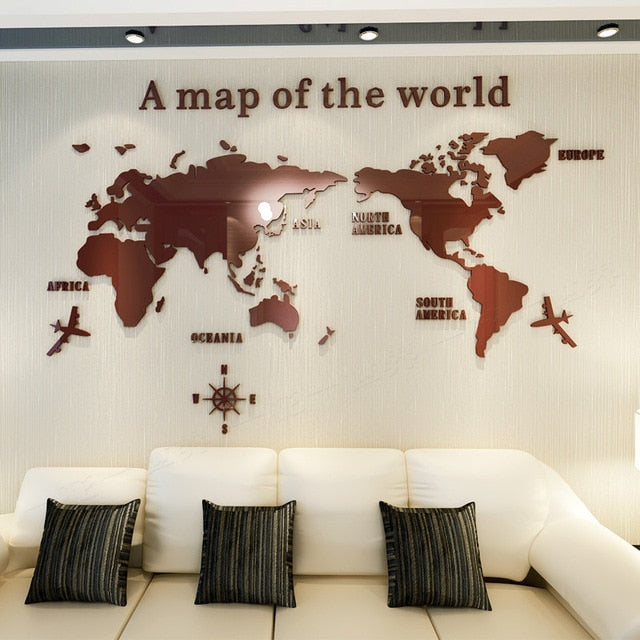 World Map Wall Decals - Image 6