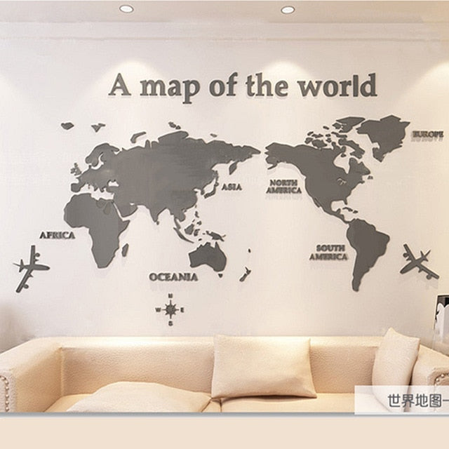 World Map Wall Decals - Image 4