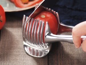 2pcs Stainless Steel Potato Slicer Tomato Cutter Tool