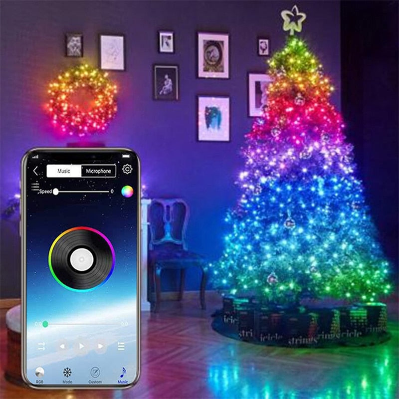 LED String Lights With App Remote Control