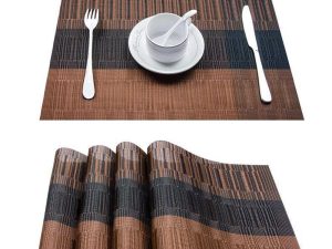 PVC Washable Placemats for Dining Table